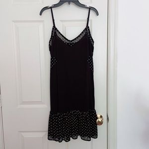 Marc By Marc Jacobs Black Slip Dress w/ Cut-Out